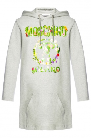 Hooded dress with logo, zdjęcie 1 Hooded dress with logo od Moschino